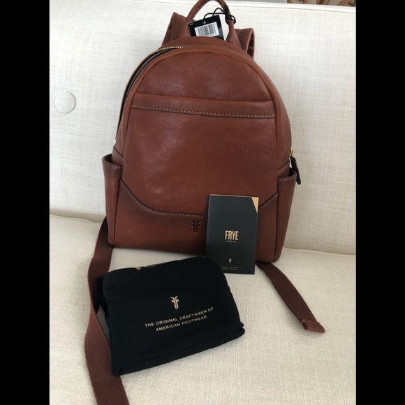 frye backpack front slit